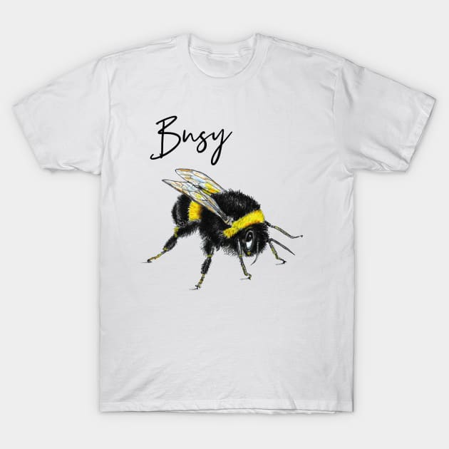 Busy bee T-Shirt by dizzycat-biz